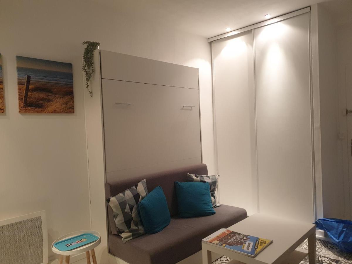 Studio Vue Mer Au Coeur De Malo Les Bains Pieds Dans L Eau Dunkirk Exterior foto