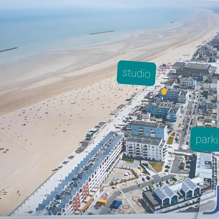 Studio Vue Mer Au Coeur De Malo Les Bains Pieds Dans L Eau Dunkirk Exterior foto